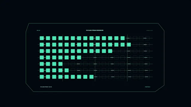 Sci-Fi Payload Sequencer HUD 4K Wallpaper