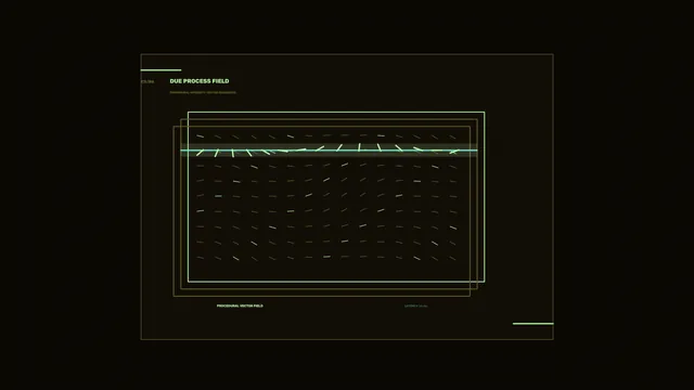 Procedural Vector Field Diagnostic HUD 4K Wallpaper