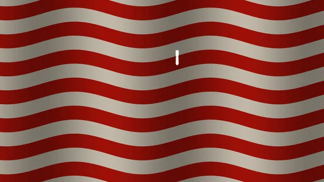Red and White Curved-Band Sci-Fi HUD Wallpaper