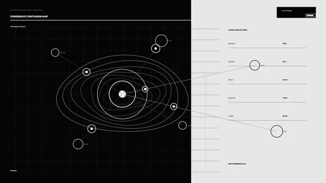 Consensus Contagion Map Sci-Fi HUD Dashboard 4K Wallpaper