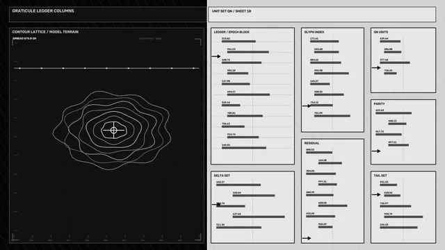 Monochrome Sci-Fi Telemetry HUD Dashboard 4K Wallpaper