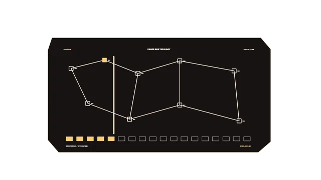 Sci-Fi Power Bus Topology HUD 4K Wallpaper
