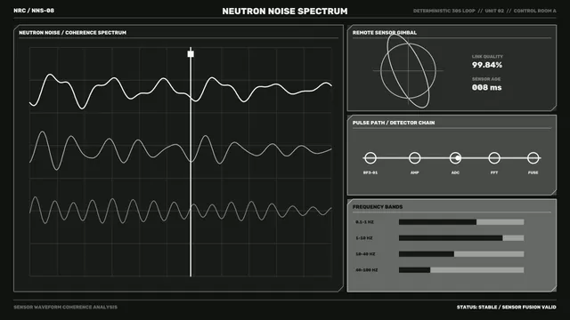 Neutron Noise Spectrum Sci-Fi HUD 4K Wallpaper