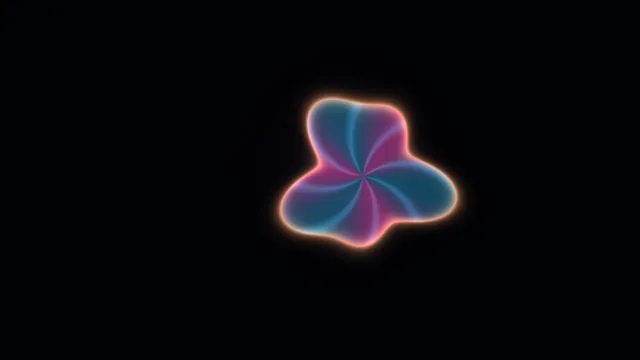 Neon Prism HUD Interface 4K Wallpaper