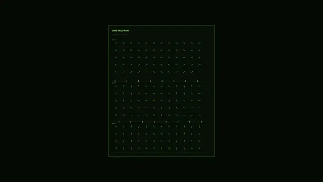 Green Vector Field Telemetry HUD Dashboard