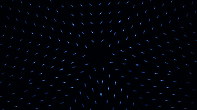 Blue Glitter Particle Field on Black 4K Wallpaper