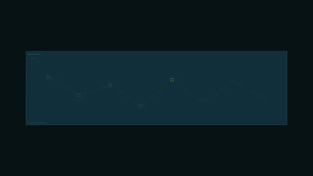 Sci-Fi Telemetry Line Chart HUD Dashboard 4K Wallpaper