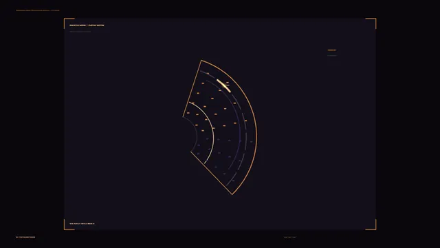 Semicircular Telemetry Scanner HUD 4K Sci-Fi Wallpaper