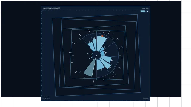 Cell Anomaly PPI Radar HUD Interface Wallpaper