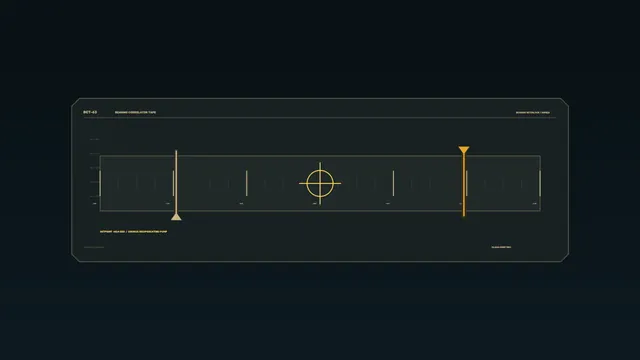 Acoustic Signal Classification HUD with Bearing Correlator Tape