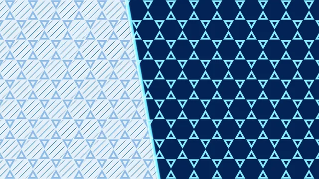Blue Geometric Triangular HUD Screen Graphic 4K Wallpaper