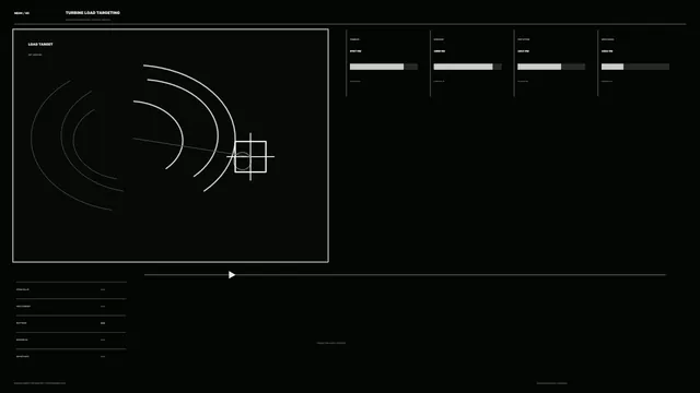 Turbine Load Targeting HUD — 4K Sci-Fi Wallpaper