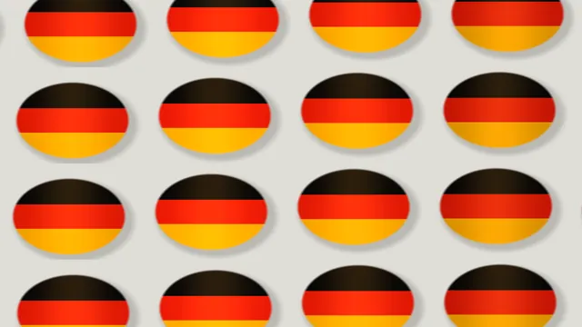 German Flag Oval Pattern on Light Gray 4K Wallpaper