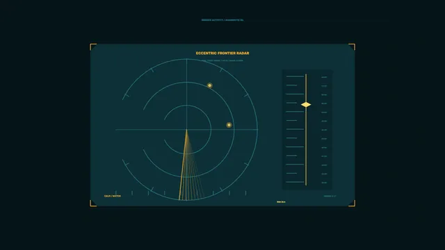 Sci-Fi Radar HUD Diagnostic Dashboard 4K Wallpaper