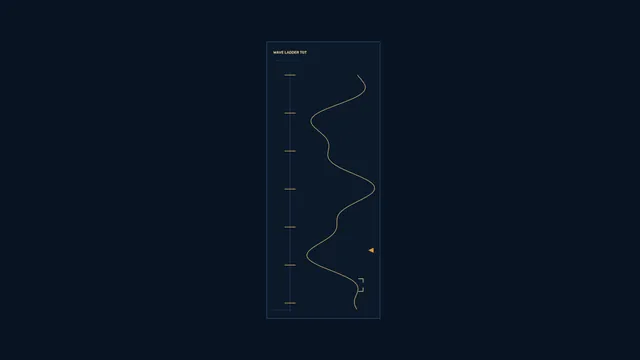 Sci-Fi Waveform Telemetry HUD 4K Wallpaper