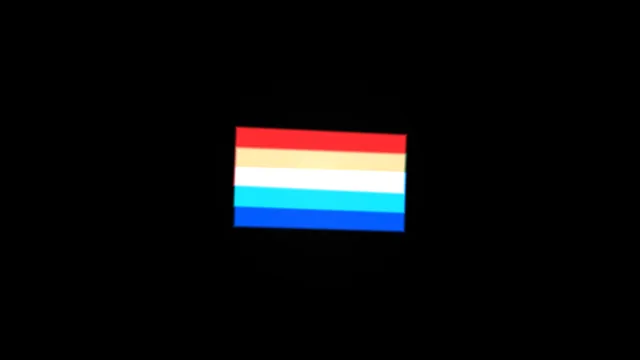 Abstract Color Stripe Panel on Black 4K Wallpaper