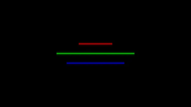 RGB Horizontal Progress Bars on Black 4K Wallpaper
