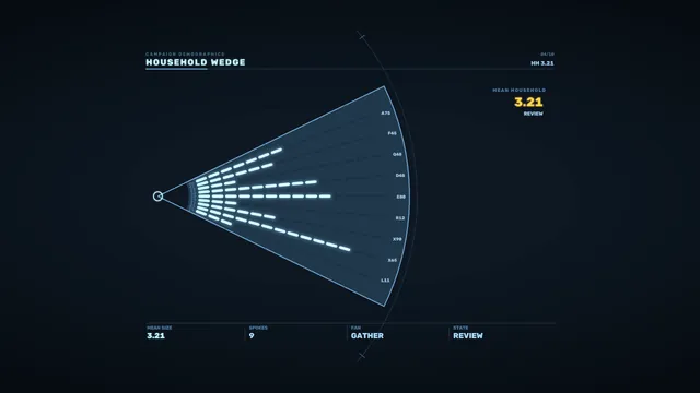 4K Sci-Fi HUD Household Wedge Chart Wallpaper