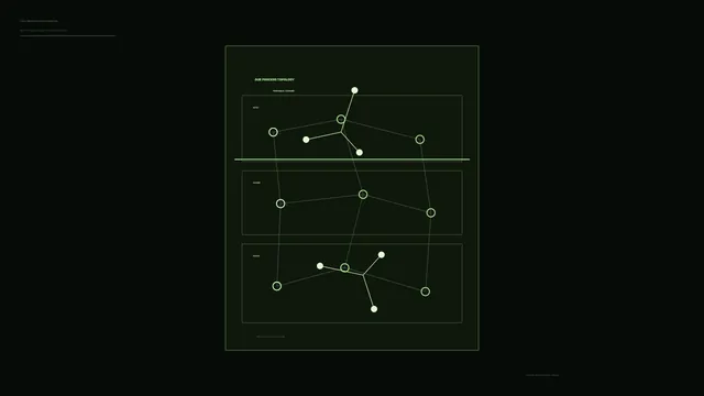 Due Process Topology Network HUD 4K Sci-Fi Wallpaper