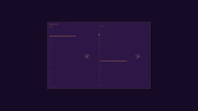 Dual-Rail Battery Charge Comparator HUD, Purple Sci-Fi 4K Wallpaper