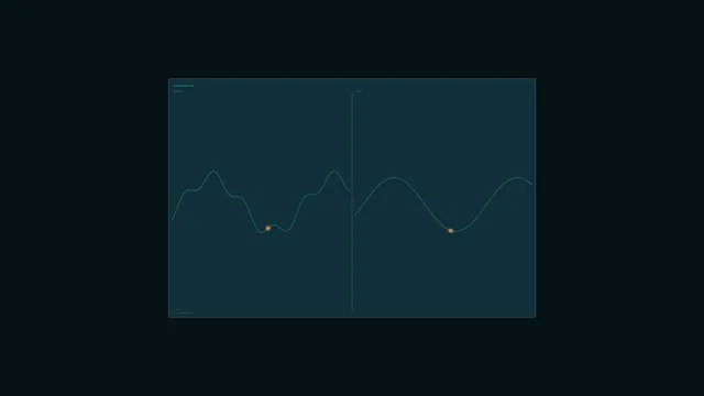 Dark Teal Energy Telemetry HUD 4K Wallpaper