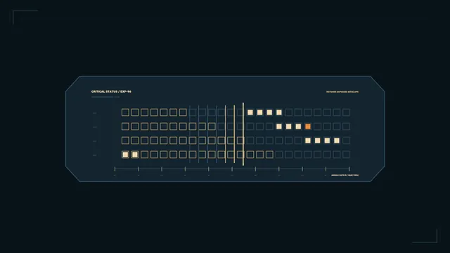 Critical Status Monitor HUD Grid – 4K Sci-Fi Wallpaper