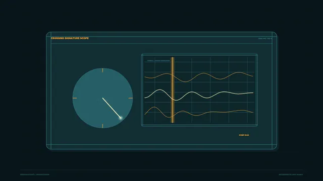 4K Sci-Fi HUD Telemetry Dashboard with Scanner Scope and Waveform Chart