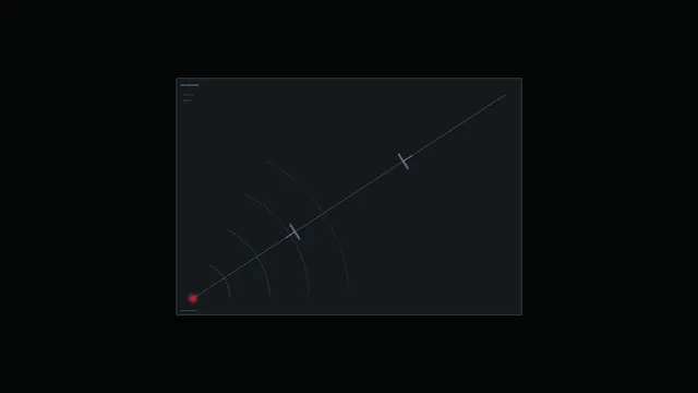 Dark Sci-Fi Radar Tracking HUD 4K Wallpaper
