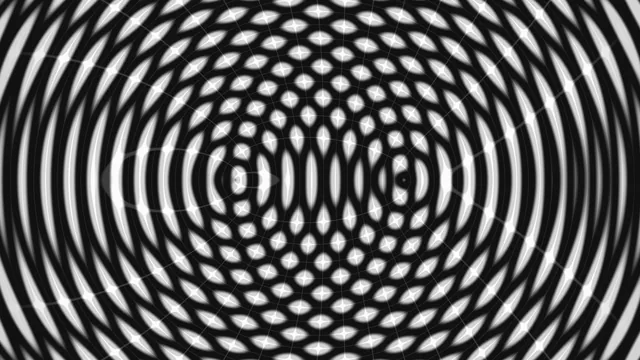 Monochrome Concentric Scanner HUD 4K Wallpaper