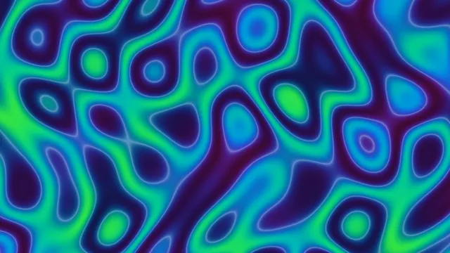 Abstract Blue Green Purple Ink Diffusion 4K Wallpaper