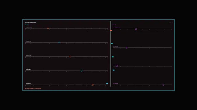 Split-Panel Telemetry Comparison HUD 4K Wallpaper