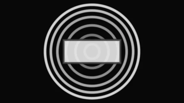 Monochrome Concentric Ring Scanner HUD 4K Wallpaper