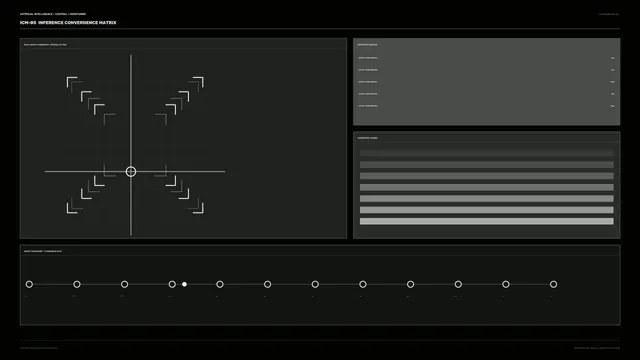 Monochrome Sci-Fi Telemetry HUD Dashboard 4K Wallpaper