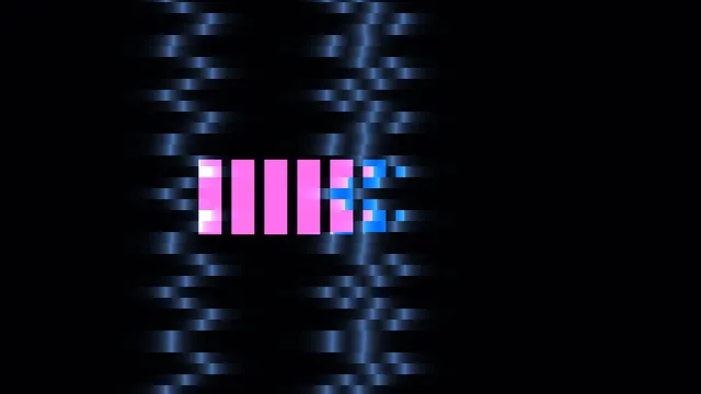 Abstract Pink Glitch Typography on Black 4K Wallpaper