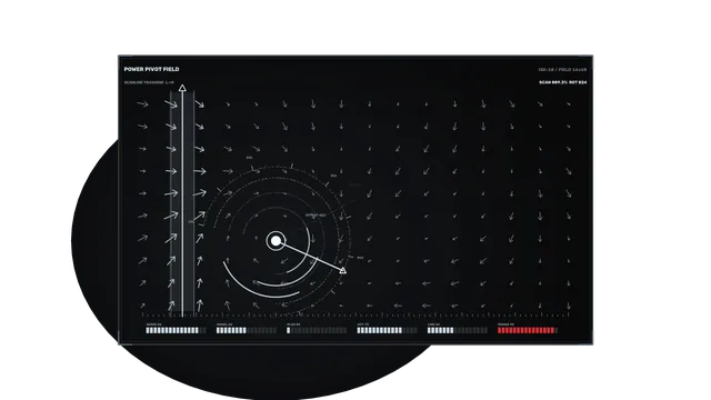 Futuristic Vector Field HUD Dashboard with Circular Scanner 4K Wallpaper