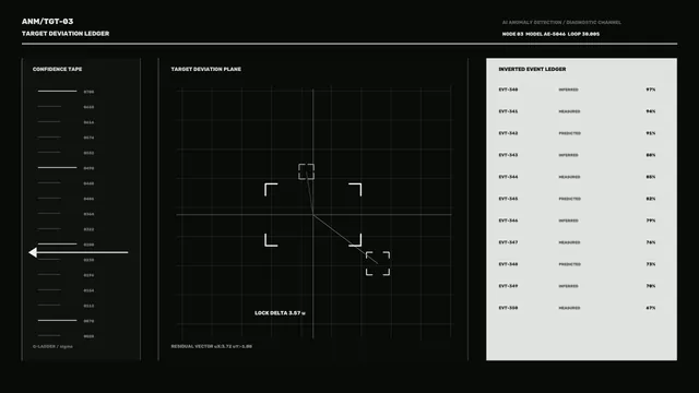 Sci-Fi Target Deviation Diagnostic HUD 4K Wallpaper