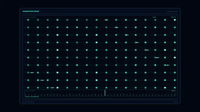 Charge Health Sonar Telemetry HUD 4K Sci-Fi Wallpaper