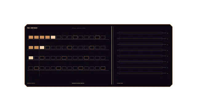 Amber Status Telemetry HUD 4K Wallpaper