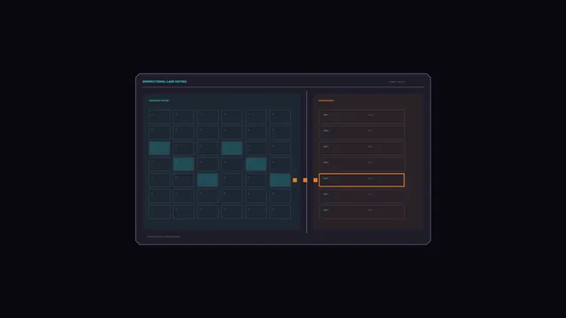 Bidirectional Lane Matrix HUD Dashboard 4K Sci-Fi Wallpaper
