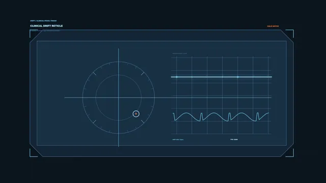 4K Sci-Fi HUD Telemetry Dashboard Wallpaper with Circular Reticle