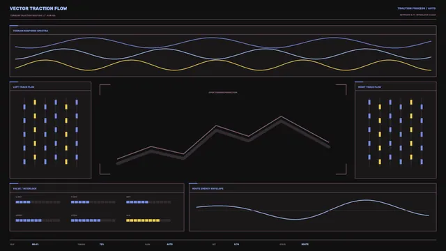 Fictional Traction Control HUD Dashboard 4K Wallpaper