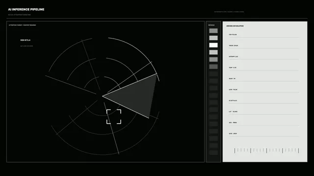 Fictional Radar Telemetry HUD Dashboard 4K Wallpaper