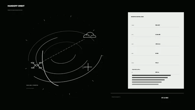 Fictional Orbital Handoff HUD 4K Sci-Fi Wallpaper