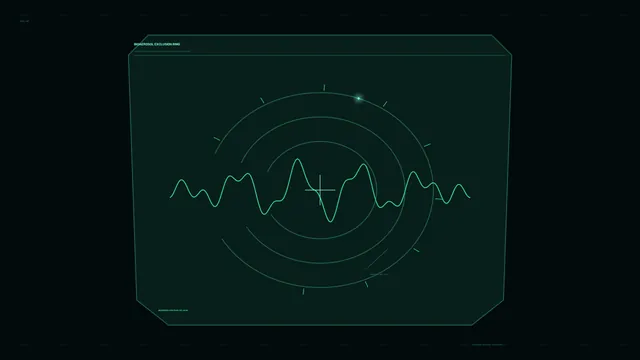 Bioaerosol Exclusion Ring Sci-Fi HUD Telemetry 4K Wallpaper