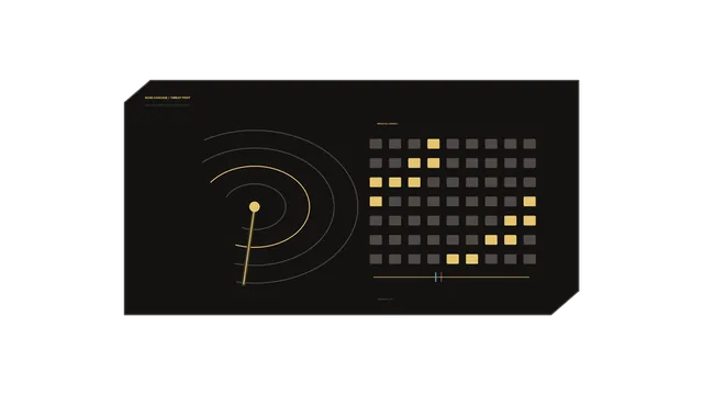 Sci-Fi Radar and Status Grid HUD Interface 4K Wallpaper