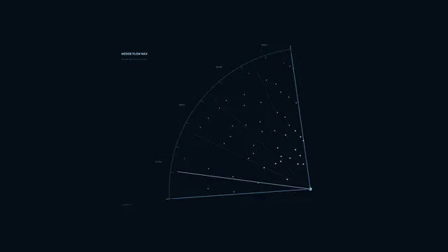 Radial Navigation Telemetry HUD Interface – 4K Sci-Fi Wallpaper