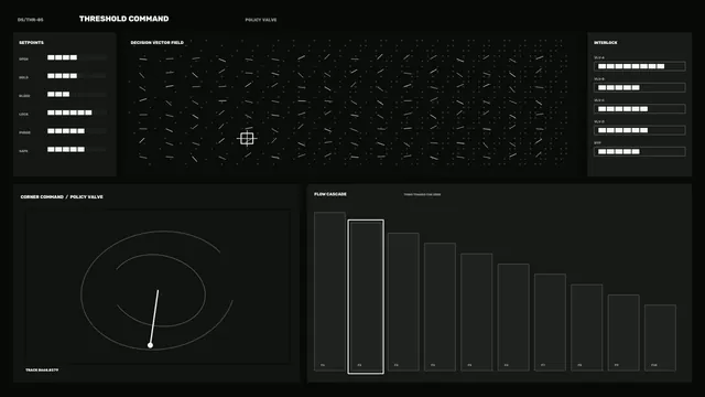 Futuristic Sci-Fi HUD Telemetry Dashboard 4K Wallpaper