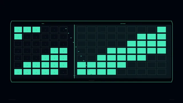 Sci-Fi Data Analysis Grid HUD 4K Wallpaper