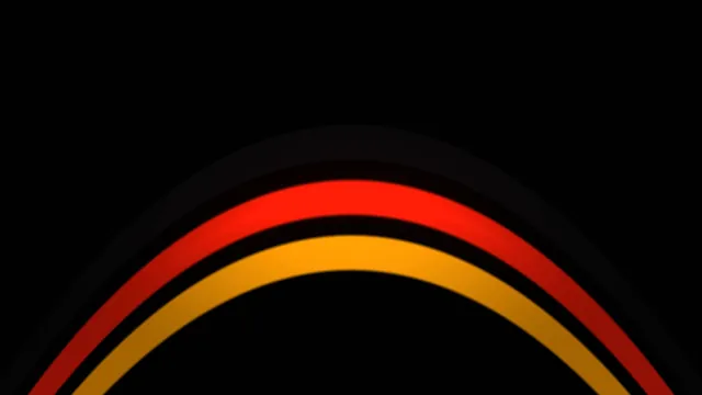 Circular Sci-Fi HUD Telemetry Arc in Red and Amber 4K Wallpaper