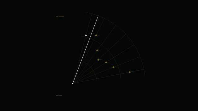 Facility Status Radar HUD with Radial Scanner Grid – 4K Sci-Fi Wallpaper